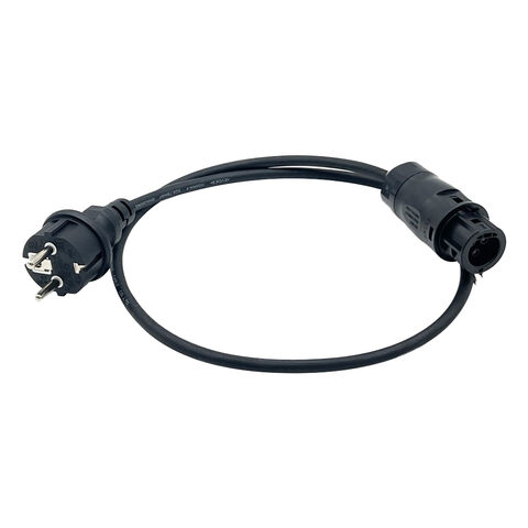 Buy Wholesale China Micro Inverter Extension Cord Ac Power Cable With Eu  Socket Ip68 Connector Type Copper Extension Wire Fit For Ac Connection & Micro  Inverter Extension Cord at USD 3