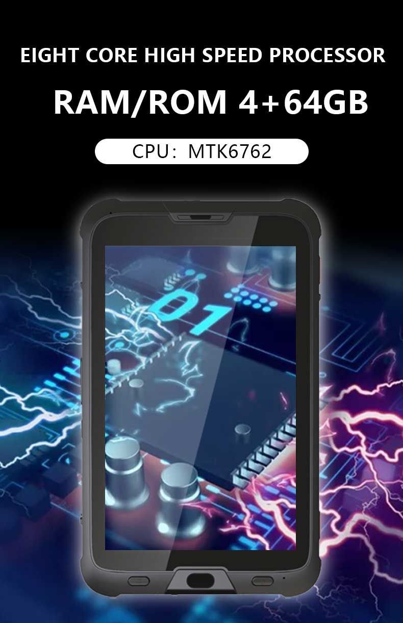 Waterproof Ip67 Android 4+64gb R80 Rugged Tablet Pc 8 Inch Have ...