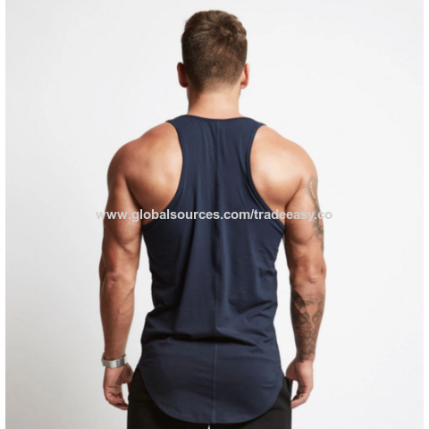 Factory Direct High Quality China Wholesale Wholesale Men Fitness  Bodybuilding Gym Tank Top Cotton Muscle Stringer Custom Printing $4.2 from  XIAMEN TRADE EASY IMP.&EXP. CO ., LTD