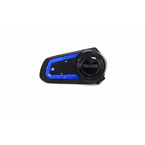 Toucare Motorradhelm Bluetooth Intercom mit Dual-Chip Schnellkopplung, Musikfreigabe, 8 Fahrer Gruppen-Intercom