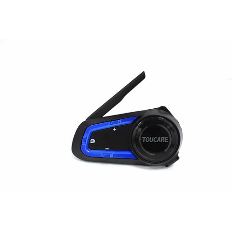 Toucare Motorradhelm Bluetooth Intercom mit Dual-Chip Schnellkopplung, Musikfreigabe, 8 Fahrer Gruppen-Intercom