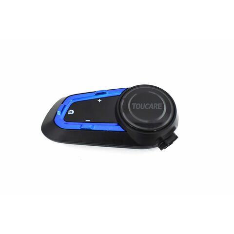 Toucare Motorradhelm Bluetooth Intercom mit Dual-Chip Schnellkopplung, Musikfreigabe, 8 Fahrer Gruppen-Intercom