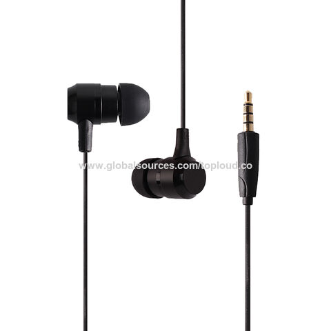 Achetez en gros Casque Intra-auriculaire Filaire 3,5mm Avec Microphone Pour  Android Apple Chine et 3.5mm écouteur Filaire à 0.12 USD