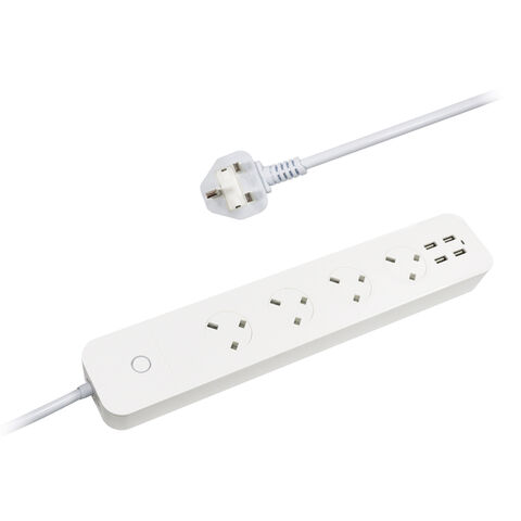 Wifi Smart Tuya Power Strip Surge Protector 4 AC AU Outlet Plug