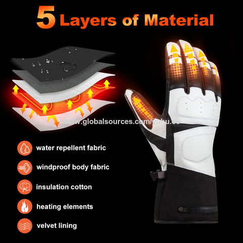 Guantes Calefactables Moto Invierno 12V Batería de la motocicleta 3  Temperaturas Ajustables Guantes Eléctricos Calefactables Impermeables con  Pantalla Táctil para Moto Ciclismo Esquí Hombres Mujeres : : Coche  y moto