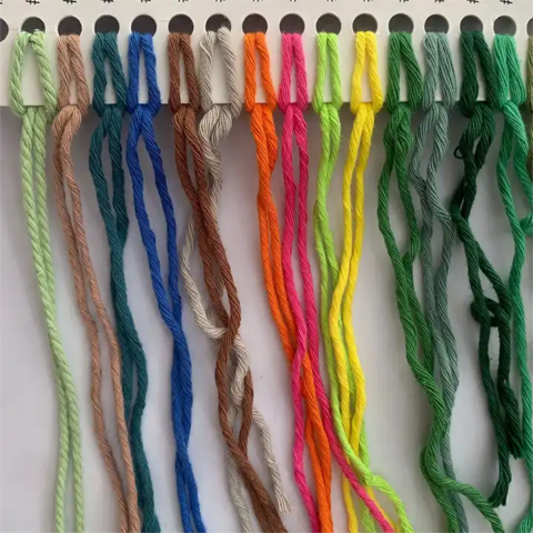 China barato 30S colorido Rainbow poliéster costura fio