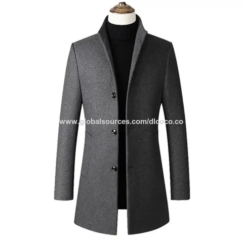 Achetez en gros Automne/hiver Laine Veste Tailleur Hommes Veste  Décontractée Chine et Manteau En Laine Pour Homme à 19.03 USD