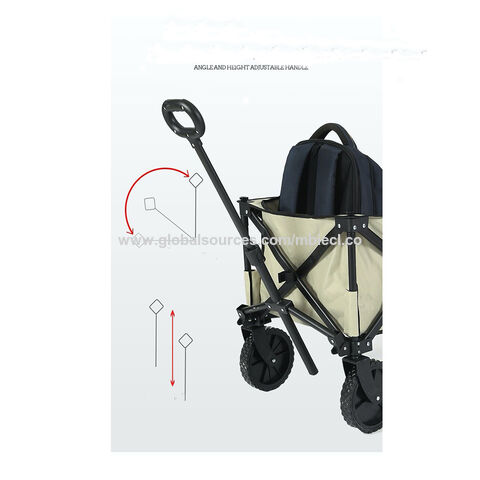 Achetez en gros Chariot Pliant D'extérieur Avec Sac De Transport Freins De  Roue Pique-nique Shopping Chariot Sacs Chine et Chariot Pliable à 87.28 USD