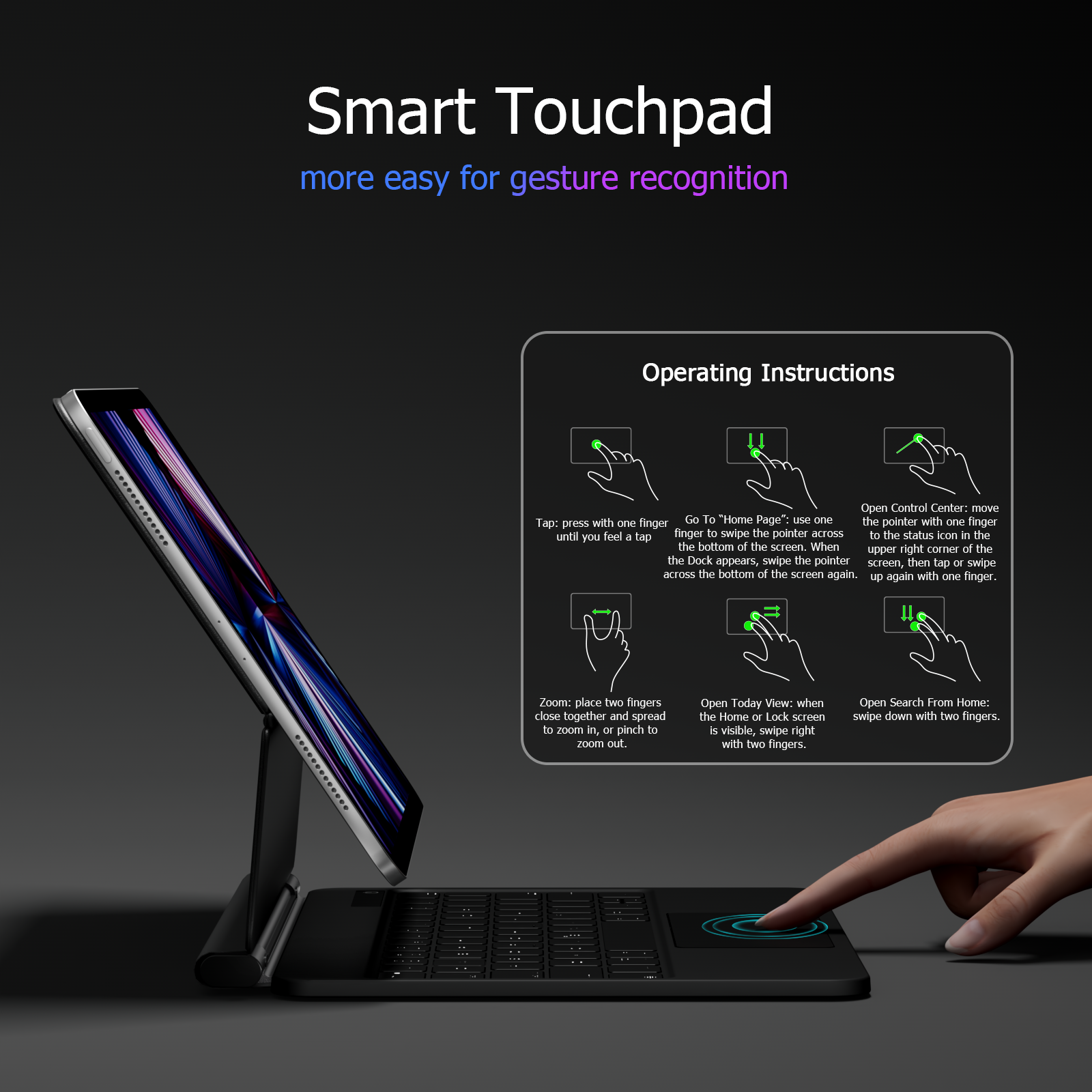 Buy Wholesale China Magic Keyboard Case For Ipad Pro 11 1st 2nd 3rd Gen