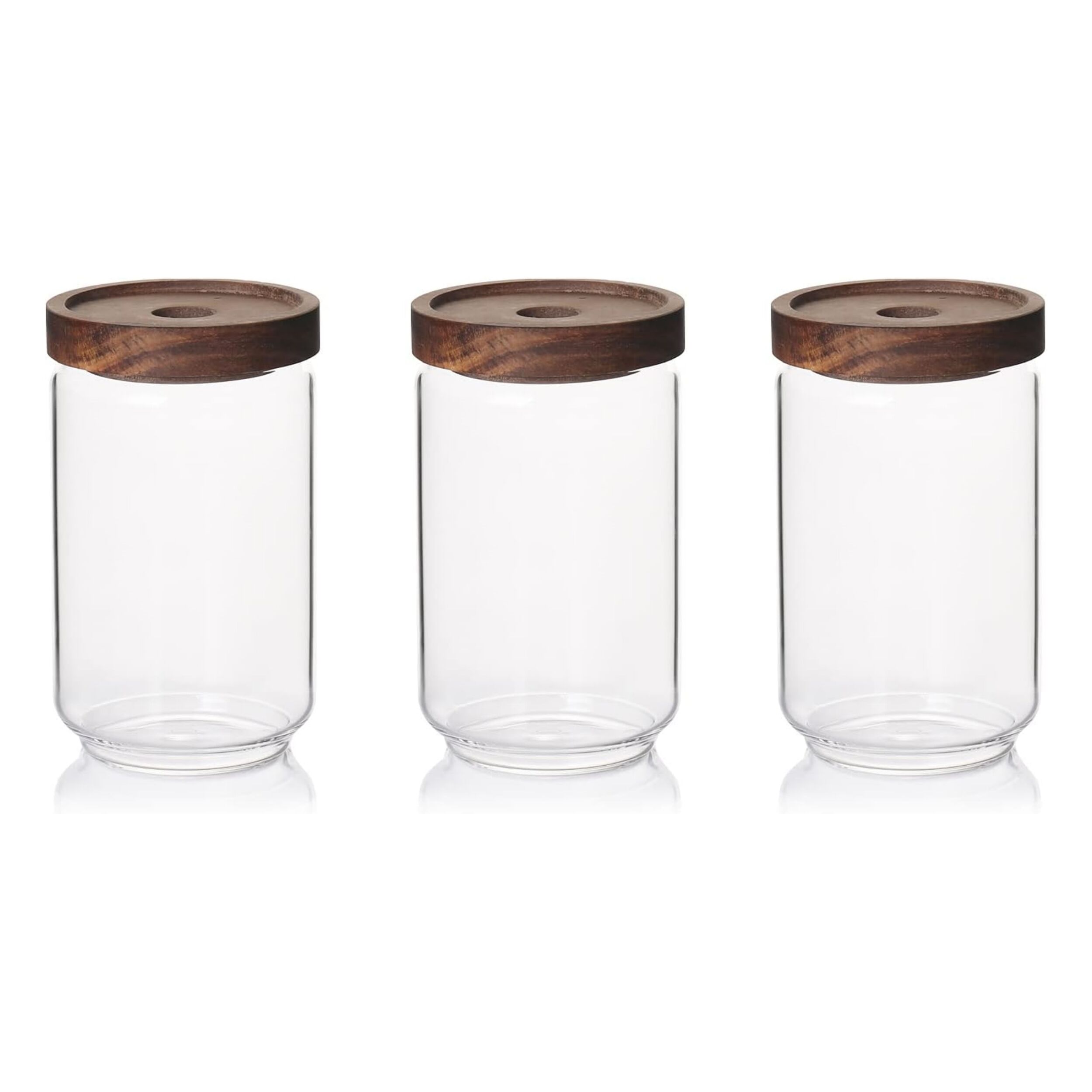 Buy Wholesale China Customizable Size Glass Spice Jars With Acacia Airtight  Lid Stackable Empty Spice Bottles For Kitchen Seasoning & Food Storage  Containers at USD 0.98