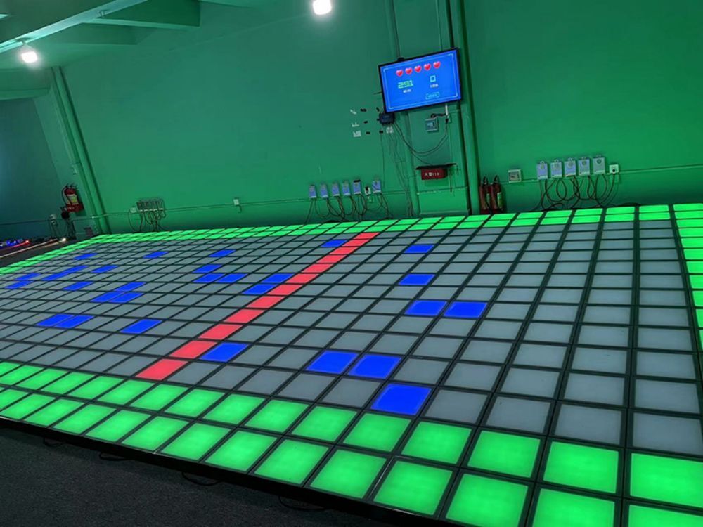 Buy Wholesale China Factory Activate Game Led Floor 30x30cm Interactive