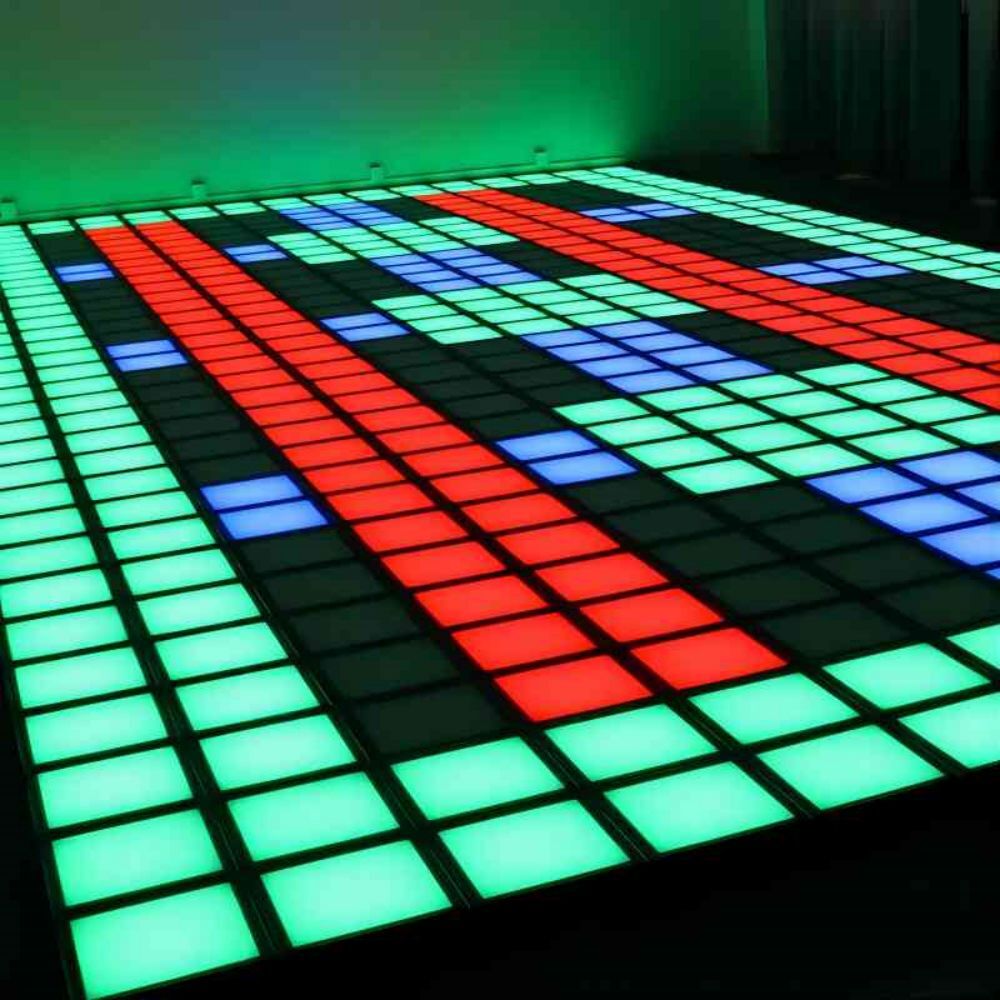 2023 Newest Activate Mega Grid Game Led Floor 30x30 With Programs