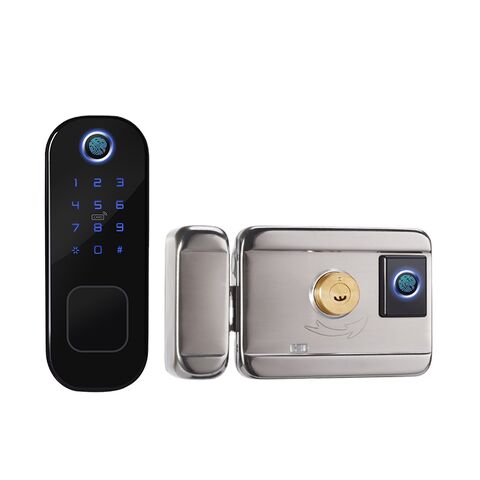 Stainless Steel Waterproof Cerradura Inteligente WiFi APP Fingerprint Door  Handle Digital Ttlock Tuya Smart Lock for Front Door - China Smart Lock,  Smart Door Lock