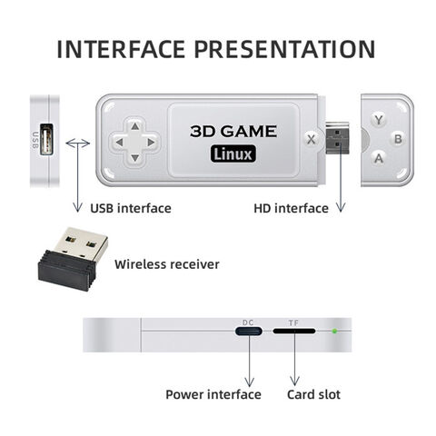 Buy Wholesale China A Retro Game Console 4k Hd Output Low Latency Gd10 Tv  Game Stick Dual Handle Portable Home Game Console For Psp/ps1 & Gaming  Console at USD 24.9