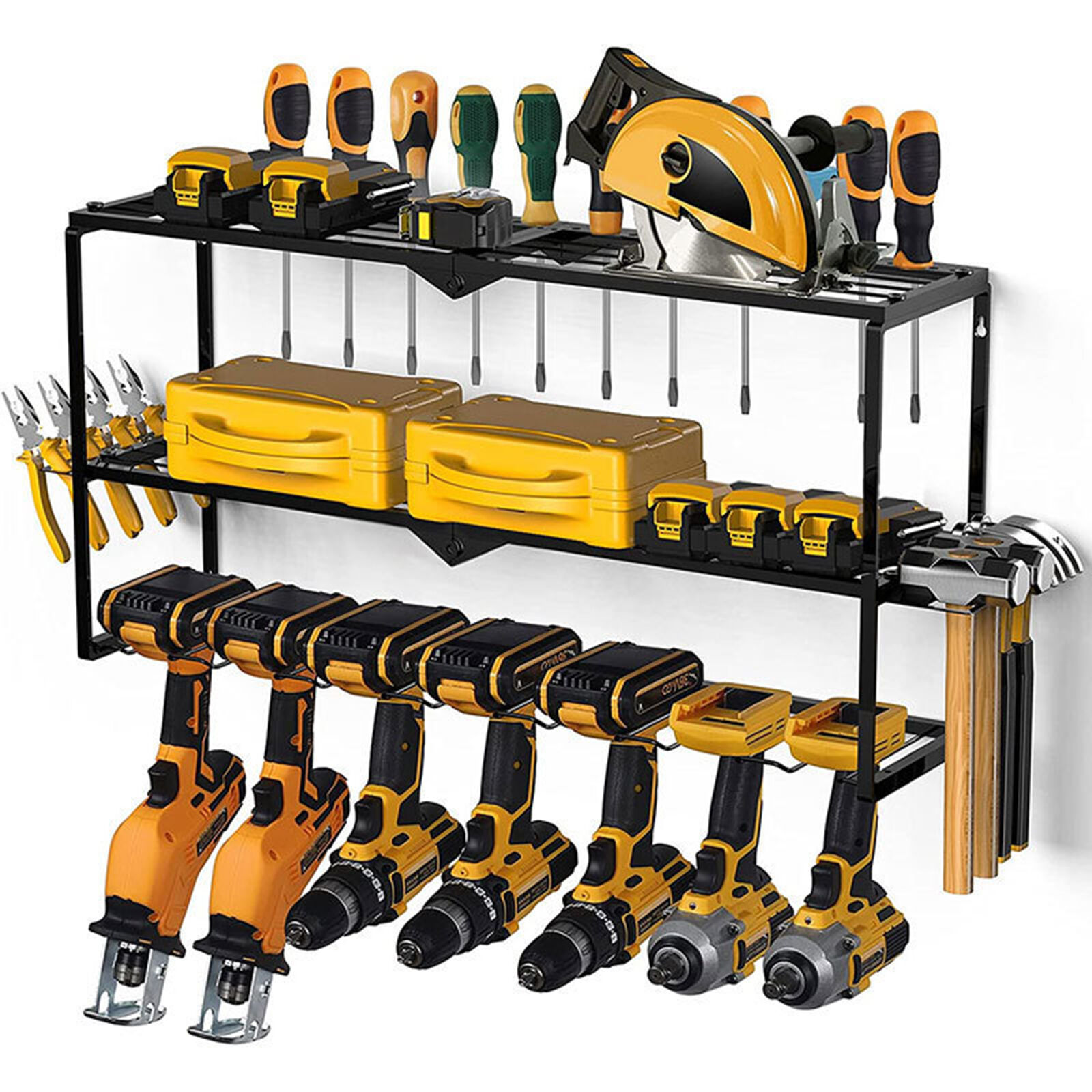 Power Tool Organizer, Garage Tool Organizers and Storage, 3 Layers