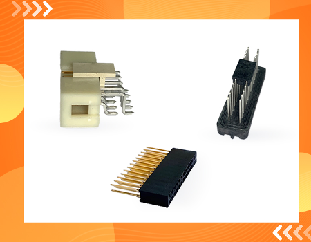 2.0mm Female Socket Header 3 Row Right Angle Type Board To Board ...