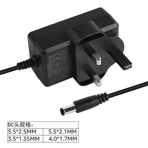 AC-DC POWER SUPPLY 12V 5A 2.5MM VI ROHS COMPLIANT: YES