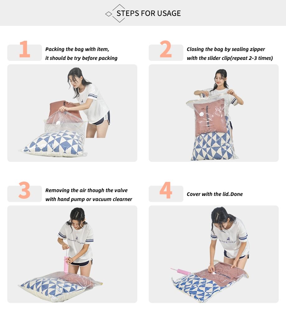 Buy Wholesale China Space Saver Vacuum Storage Bag Reusable Compression