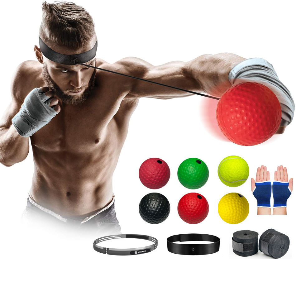 Boxing Reflex Ball Training Punch Reaction Speed Reflex Head mounted Boxing Reaction Ball For Improve Reaction Speed Expore China Wholesale Reflex Boxing Ball and Boxing Ball Speed Reflex Ball Punchin...