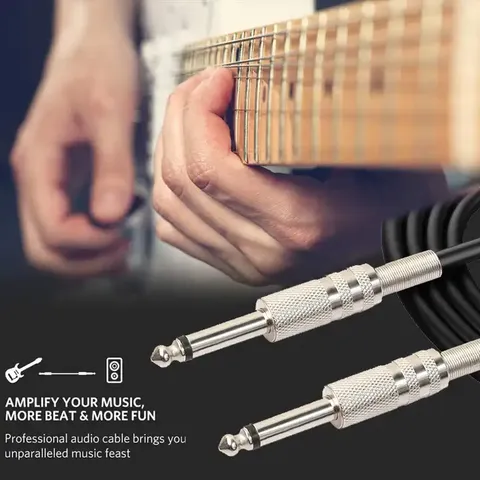 Achetez en gros 6.35mm Câble Guitare Audio Instrument 6.35 Câble Mono 6.35  Jack à Jack (1/4) Trs Meilleur Guitare électrique Câble Jack Chine et  6.35mm Câble Guitare Câble Instrument Audio à 1.28 USD