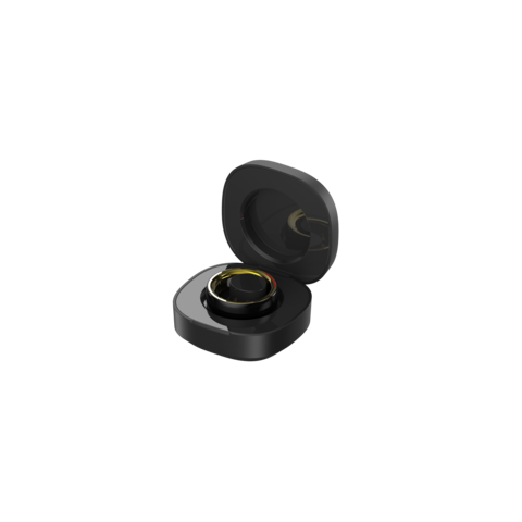 Bague Connectée de Santé Tendance Étanche 5ATM avec Surveillance de la Fréquence Cardiaque, de l'Oxygène Sanguin, du Sommeil et de la Température Corporelle