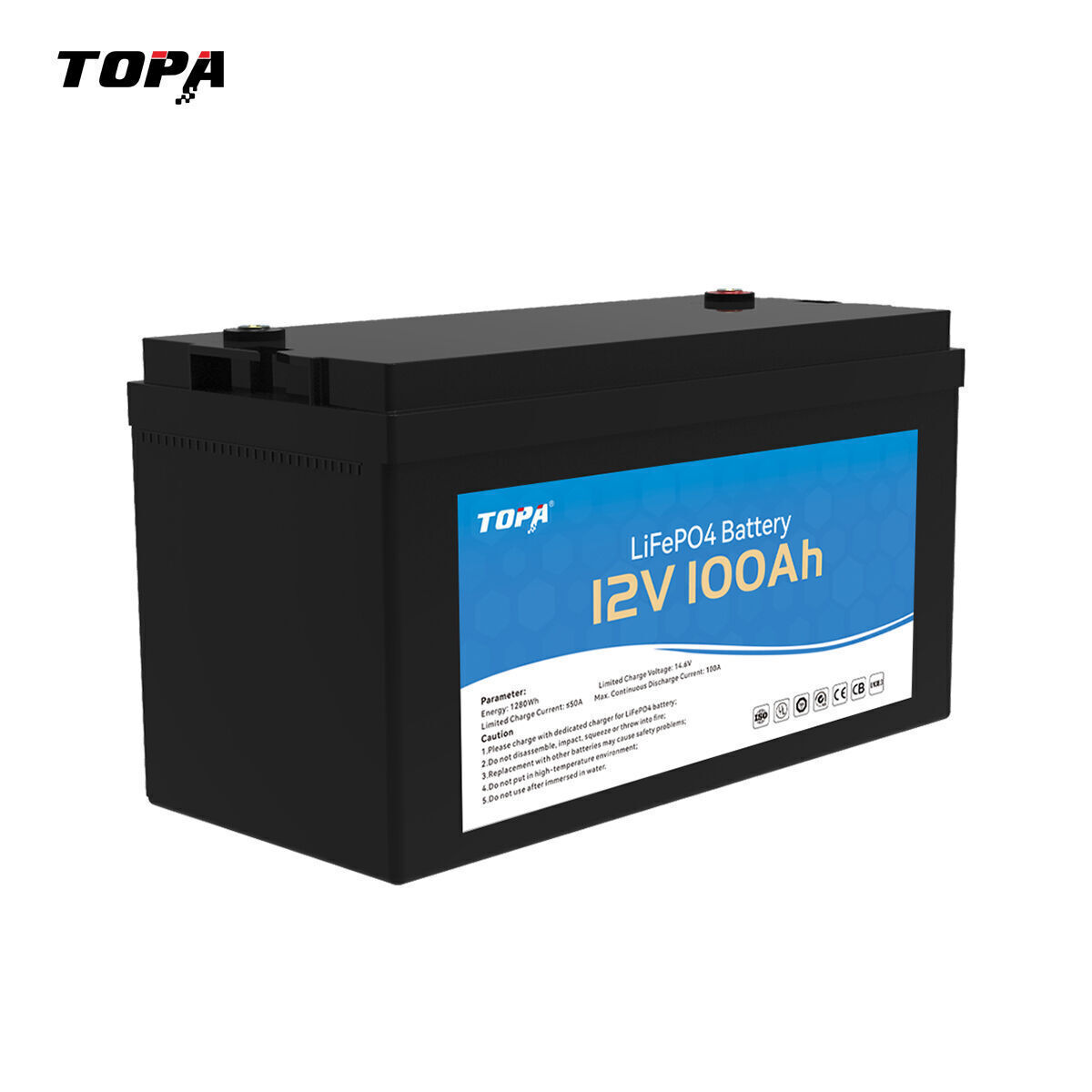 Topa 12v 100ah Hot Sale Rechargeable Deep Cycle Lithium Battery Replace ...