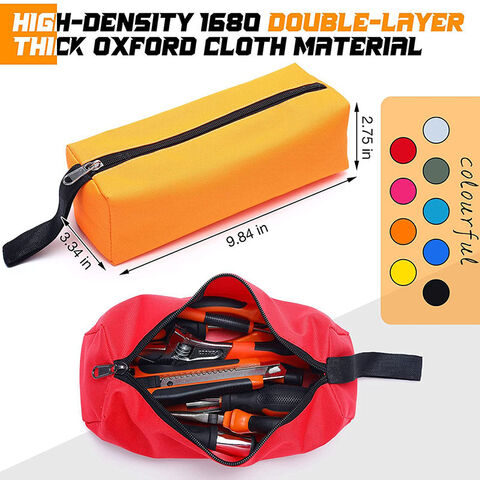 Buy Wholesale China Custom Logo Heavy-duty 4 Packs Small Tool Pouch  Electrician Zipper Tool Pouch Bag & Small Tool Pouch at USD 1.2