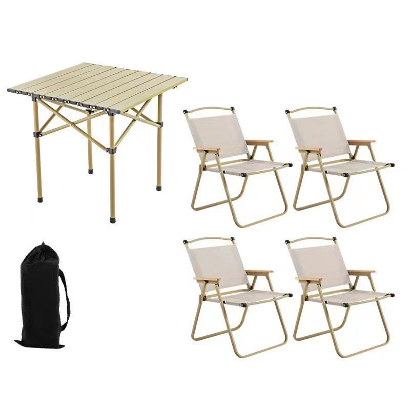  Mesa de picnic plegable con sillas, mesas de camping que se  pliegan ligeras con sillas, mesa de sillas de playa para adultos,  resistente, compacta, portátil, plegable, bolsa de transporte al aire