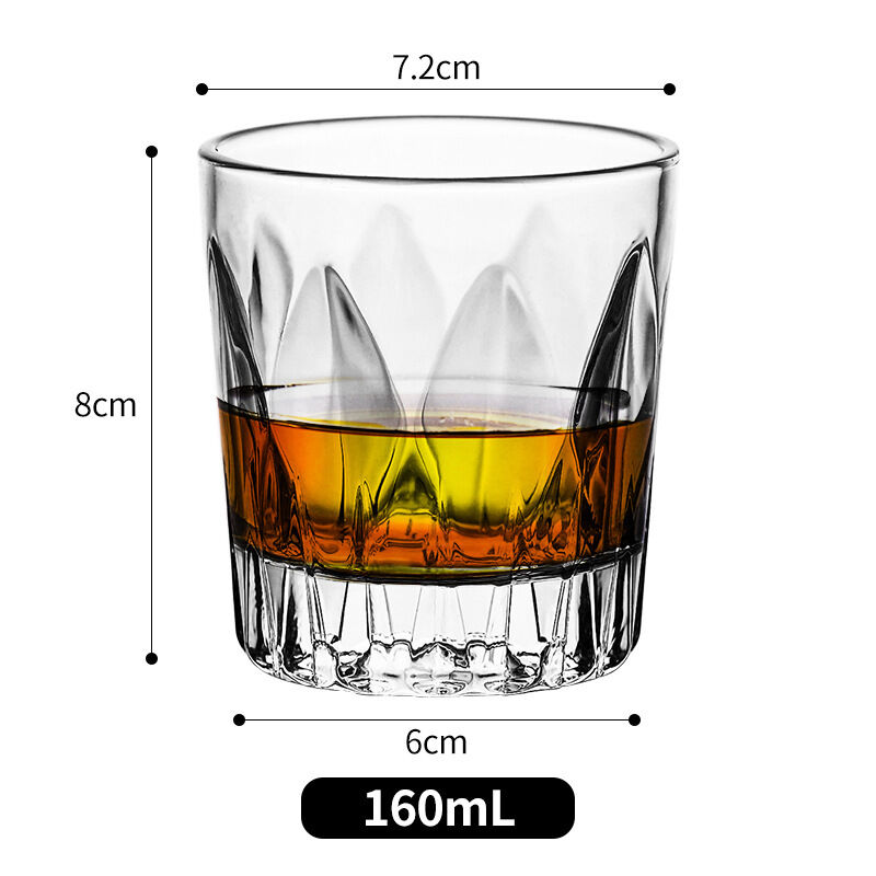Buy Wholesale China Whiskey Glass, Crystal Old Fashioned Low Ball Rocks ...