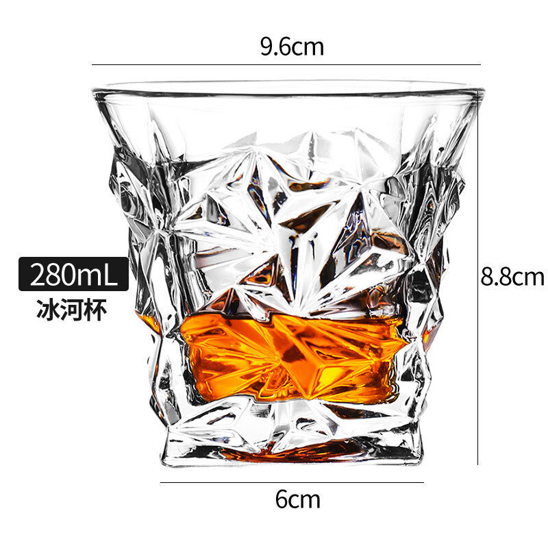 Buy Wholesale China Whiskey Glass, Crystal Old Fashioned Low Ball Rocks ...