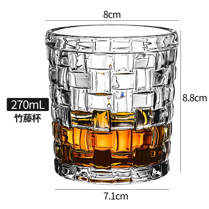 Buy Wholesale China Whiskey Glass, Crystal Old Fashioned Low Ball Rocks ...