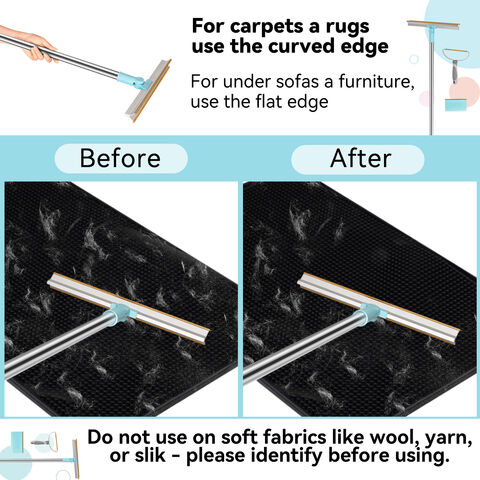 Removedor de Pelos de Mascotas (Perros, Gatos) con Mango Largo, Diseño Nuevo y Alta Calidad, ¡Oferta Caliente para el Hogar!