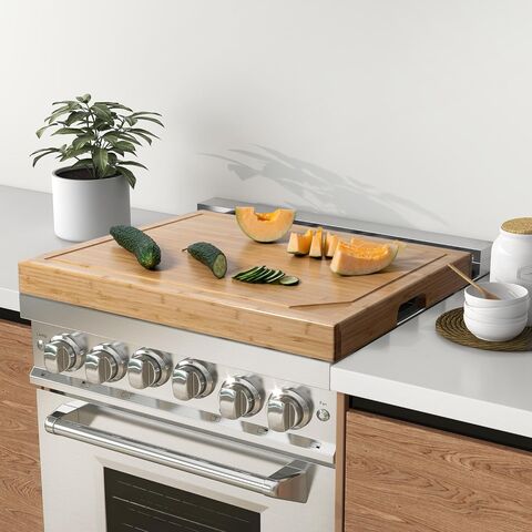 Buy Wholesale China Noodle Board Stove Cover Bamboo Wooden Stove