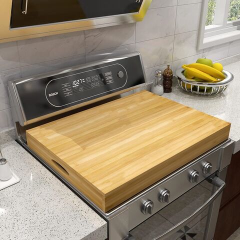 Buy Wholesale China Acacia Wood Stove Cover With Handles For Counter Stove  Top Cutting Board Noodle Board For Gas Stovetop Cover & Noodle Board Stove  Cover at USD 10.5