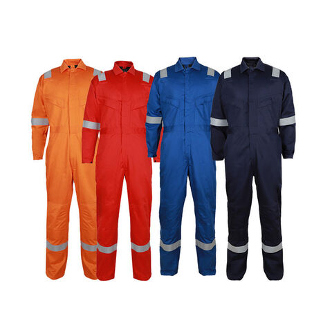 Solitaire Flame Fire Retardant Pure Cotton Coverall Boiler Suit Safety  Uniform with 2