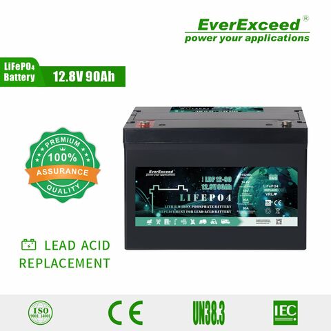 EverExceed High Quality 12.8V 200ah Rechargeable LiFePO4 Lithium