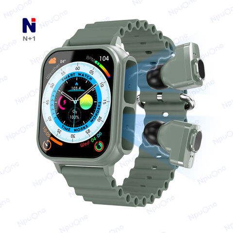 Prix usine NJH04 Montre intelligente avec écouteurs Reloj Inteligente CE ROHS Bracelet Tracker de fitness Smartwatch STK8321 pour Huawei