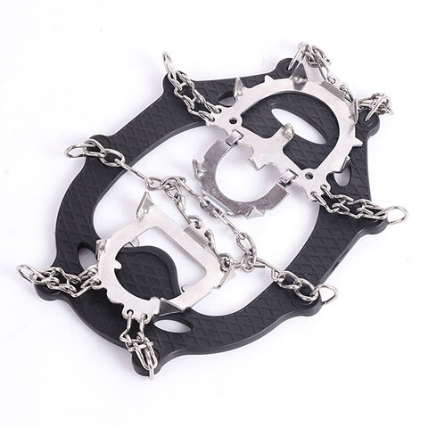 Nuevos Crampones de Escalada Antideslizantes de Acero Inoxidable TPE de Alta Elasticidad y Diseño Robusto para Exteriores