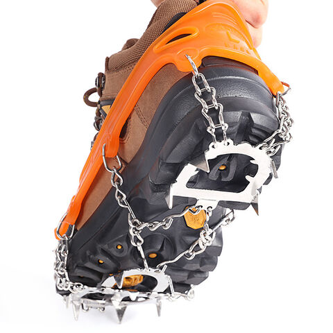 Nuevos Crampones de Escalada Antideslizantes de Acero Inoxidable TPE de Alta Elasticidad y Diseño Robusto para Exteriores