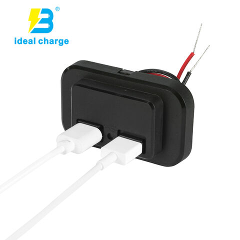لوحة جبل usb للحافلة 3.1A شاحن المحمول اكسسوارات مقعد الحافلة