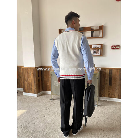 Vêtements scolaires en gros avec logo personnalisé pour garçons : chemises et pantalons d'uniforme scolaire d'été et d'automne