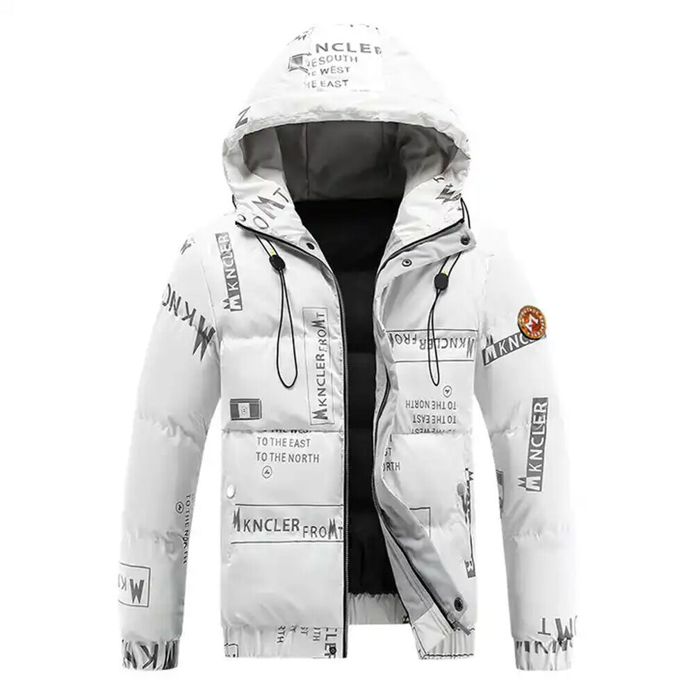 Men's Puffer Jacket Winter Zip Up Thickened Cotton Thicken Parka Casual  Soft Warm Quilted Coat Standard at  Men's Clothing store