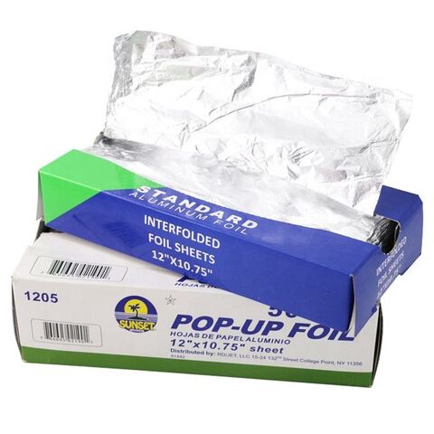 Rollo de Papel de Aluminio de Grado Alimenticio, Resistente, Antiadherente, para Cocina, Papel de Aluminio