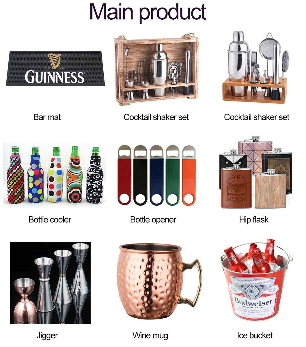  Mixology - Kit de barman de 16 piezas con soporte, juego de bar  de 25 onzas, juego de coctelera profesional de acero inoxidable para el  hogar, bar, fiesta : Hogar y Cocina