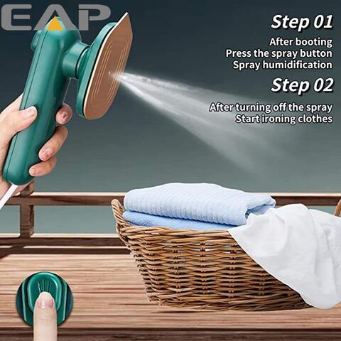 Buy Wholesale China Professional Micro Steam Iron Handheld Household  Portable Mini Ironing Machine Garment Steamer Home Travel & Steamer at USD  3.39