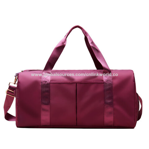 Men's Travel Duffel Bag Large Capacity Portable Travel Bag Pu