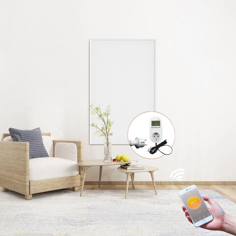 Thermostat à Écran LCD, Contrôleur de Température à Prise, Chauffage Électrique, Prise Intelligente, Compatible Amazon Alexa Google