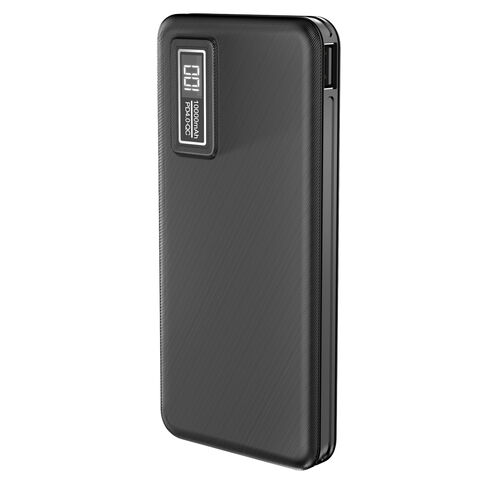 Batterie Externe Aspor A300 10000mAh/20000mAh avec Câble de Charge 4 en 1 Intégré et 4 Câbles USB Amovibles