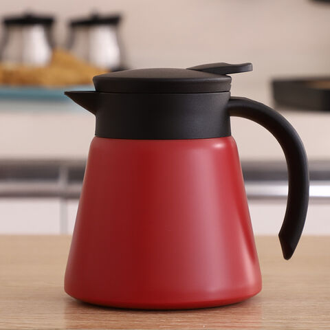 Doppelwandige 0,68L Edelstahl Thermoskanne für Kaffee und Tee - Ideal für Zuhause