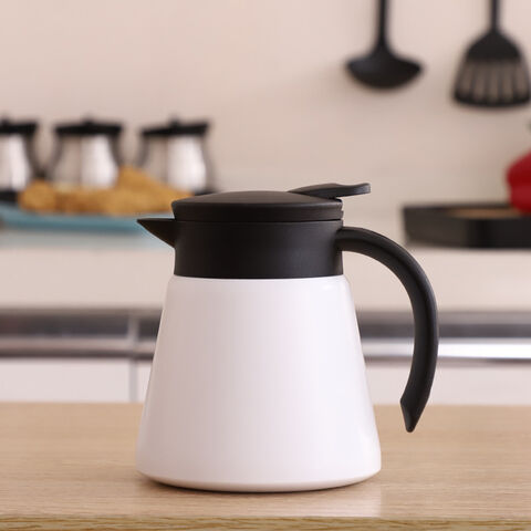 Doppelwandige 0,68L Edelstahl Thermoskanne für Kaffee und Tee - Ideal für Zuhause